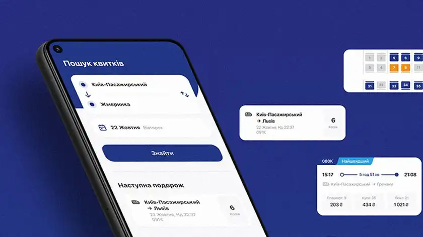 В Укрзализныце появилось собственное мобильное приложение - Техно