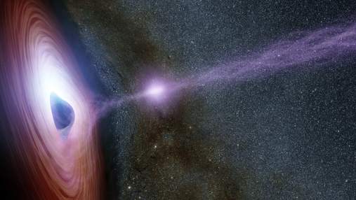 В NASA показали, как выглядит черная дыра во время выбросов