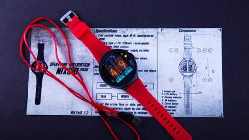 Украинский стартап создал оригинальные наручные часы из символьных ламп