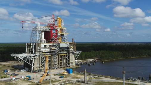NASA оголосила дату проведення фінальних випробувань надважкої ракети SLS NASA оголосила дату проведення фінальних випробувань надважкої ракети SLS
