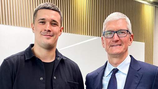 Михайло Федоров зустрівся з главою Apple Тімом Куком: що обговорили і про що домовились Михайло Федоров зустрівся з главою Apple Тімом Куком: що обговорили і про що домовились