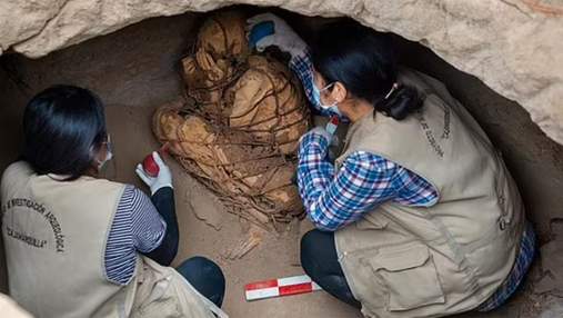 В Перу нашли жуткую древнюю мумию