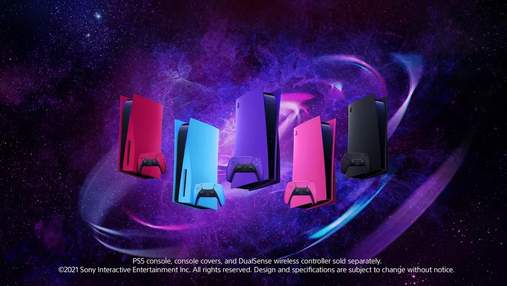 Після заборони стороннім компаніям Sony сама представила кольорові панелі для PlayStation 5